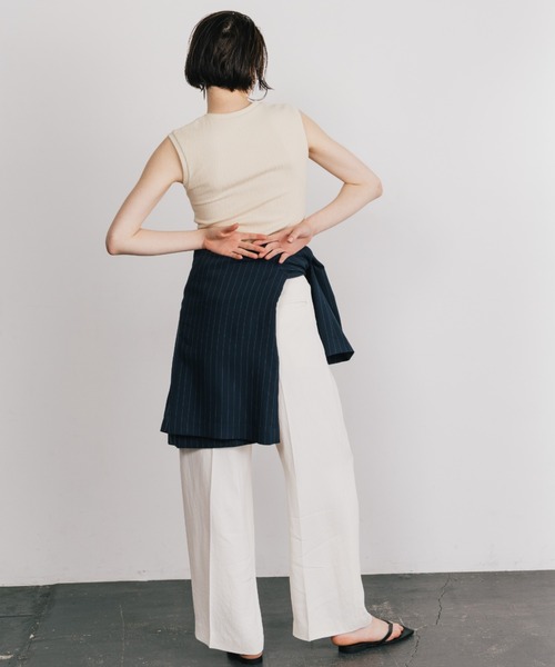 CREDONA スラックス パンツ ACETATE GURKHA PANTS/アセテートグルカ