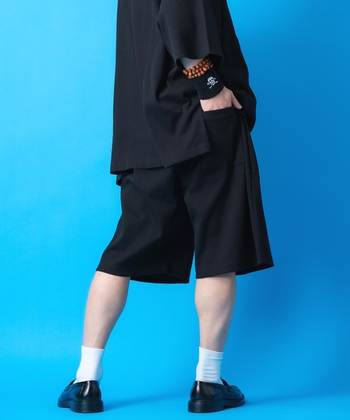 ハーフパンツ パンツ 短パン a.p.o.v. ワッフルハーフパンツ メンズ