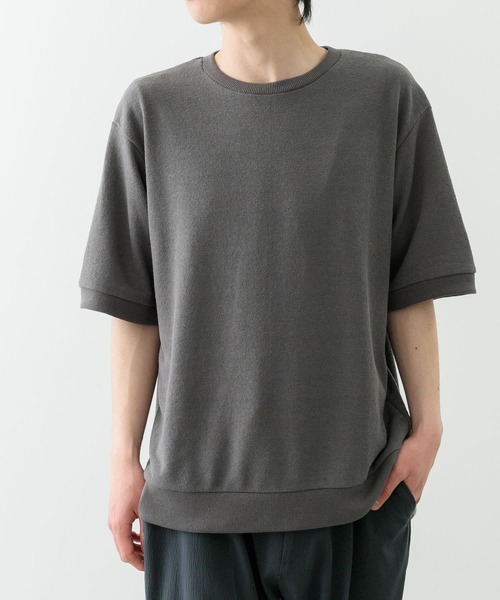 ITEMS URBANRESEARCH tシャツ クレープジョーゼットクルーネック