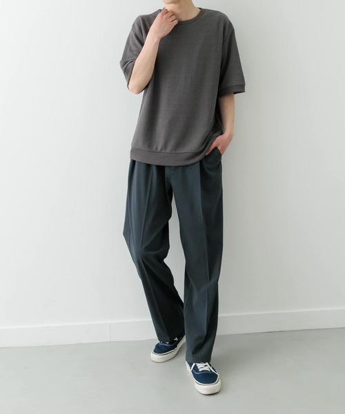 ITEMS URBANRESEARCH tシャツ クレープジョーゼットクルーネック