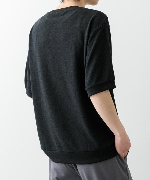 ITEMS URBANRESEARCH tシャツ クレープジョーゼットクルーネック