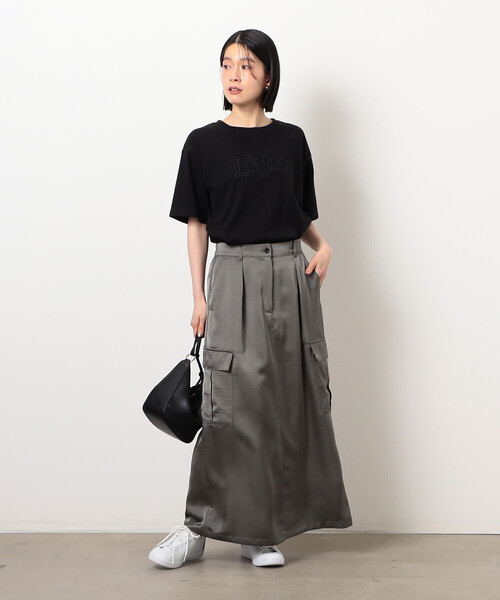 レース付きTシャツ COMME CA ISM tシャツ レース刺しゅう Tシャツ レディース