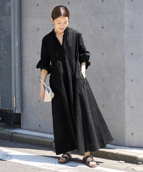 IENA イエナ ノースリーブティアードコットンワンピース レッド 38 VERMEIL par iena（ヴェルメイユパーイエナ）の「コットン