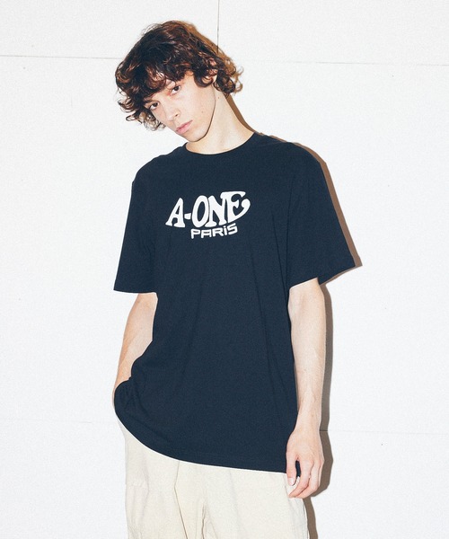 bonjour records（ボンジュールレコード） tシャツ 「A-one Paris