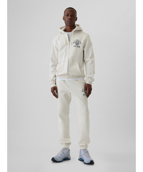 ざ*ん様 GAP グレー ジップアップパーカー イージー × ギャップ ジップアップ エクスクルーシブ パーカー