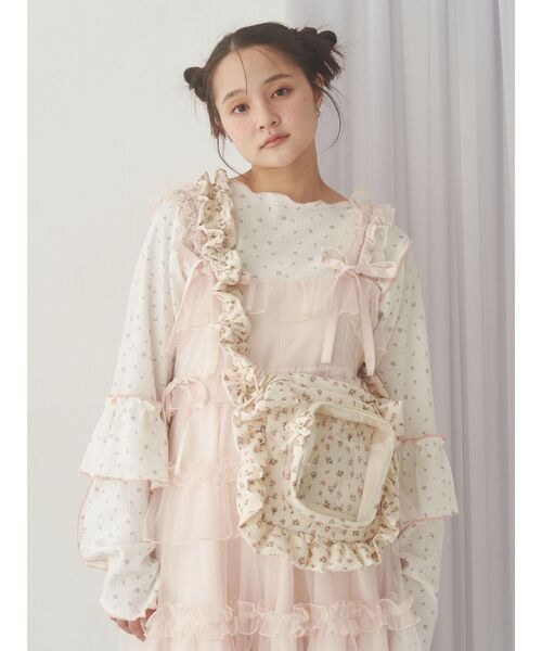 メリージェニー ぬい活 ぬいぐるみショルダーバッグ 新品未使用タグ付 セール】<ぬい活>お花のぬいぐるみショルダーバッグ（ショルダー