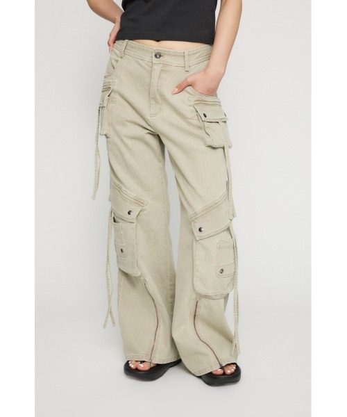 パンツ melt the lady cargo flare pants 取置melt the lady cutout tight flare pants - メルカリ