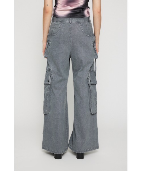 LAGUA GEM カーゴパンツ WIDE FLARE CARGO パンツ レディース