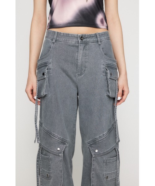 LAGUA GEM カーゴパンツ WIDE FLARE CARGO パンツ レディース