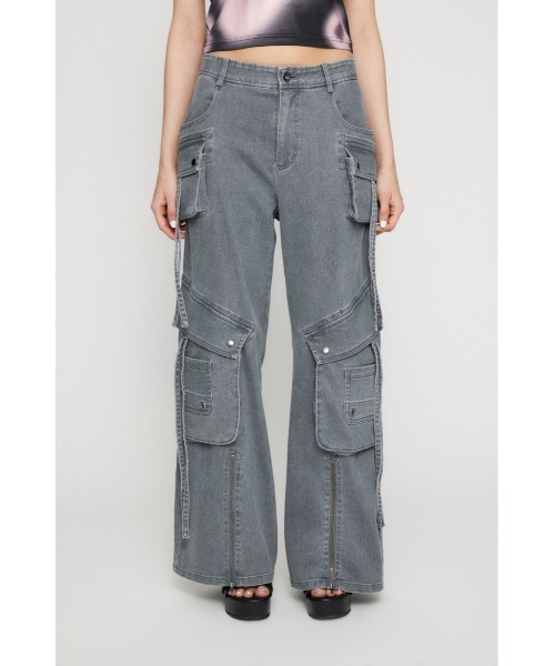 meltthelady cargo flare pants パンツ デニム LAGUA GEM カーゴパンツ WIDE FLARE CARGO パンツ レディース