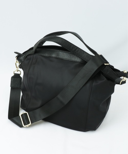 CDL ナイロン ショルダーバッグ 黒 Amazon | [デバイス+] ギャザードローコード ショルダーバッグ 斜め