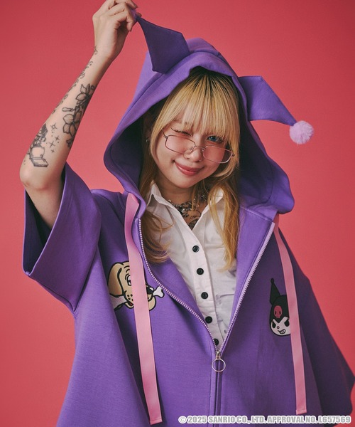 【GALFY×KUROMI】みんな大好きボンディングパーカー GALFY×KUROMI】みんな大好きボンディングパーカー | OUR BRAND