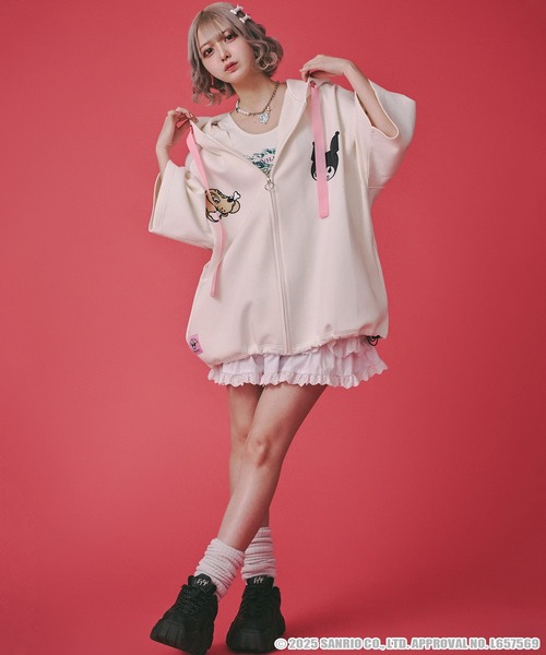 GALFY（ガルフィー） パーカー 「GALFY/ガルフィー」×「KUROMI/クロミ