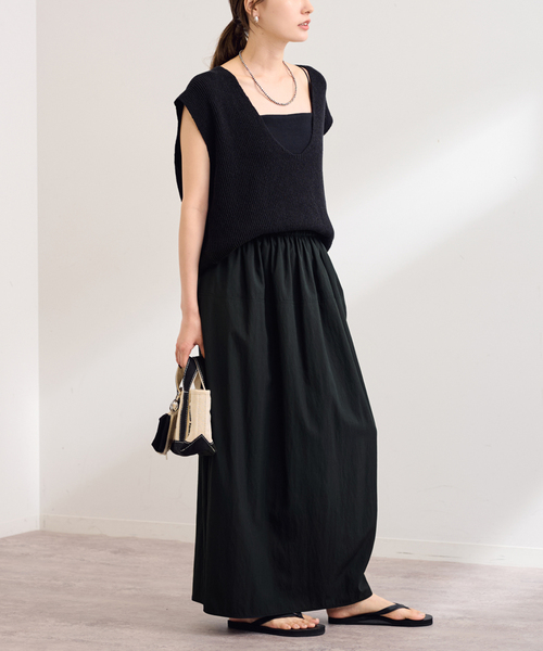 FRAMeWORK ワッフルストレートスカート 38 FRAMeWORK スカート ワッフルストレートスカート : ZOZOTOWN