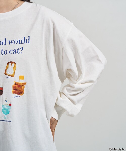 tシャツ miffy フードプリント ロンT/ミッフィー レディース JAM & LINK tシャツ miffy / ミッフィー 半袖Tシャツ キッズ