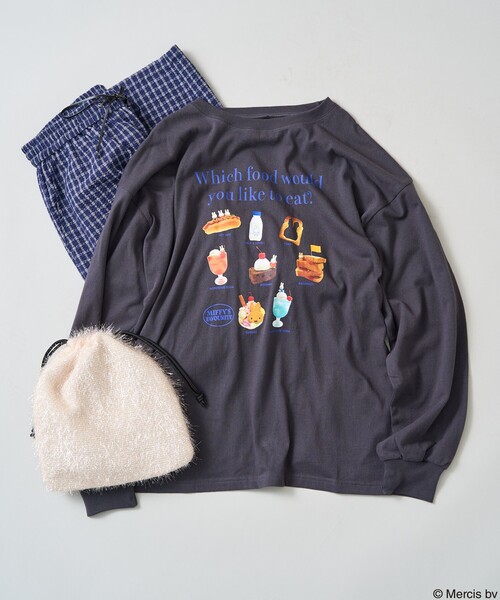 FREAK'S STORE tシャツ miffy フードプリント ロンT/ミッフィー