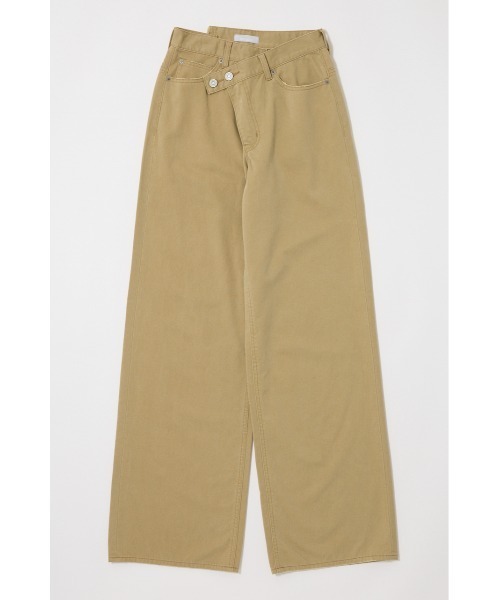 MOUSSY チノパン 「25年AW新作」CROSS CHINO WIDE STRAIGHT
