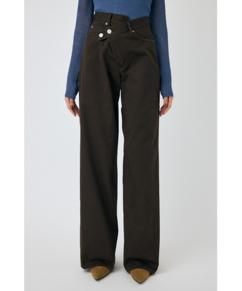 新作【moussy】 cross chino wide straight MOUSSY | CROSS CHINO WIDE STRAIGHT (ワイド ) |SHEL'TTER WEBSTORE