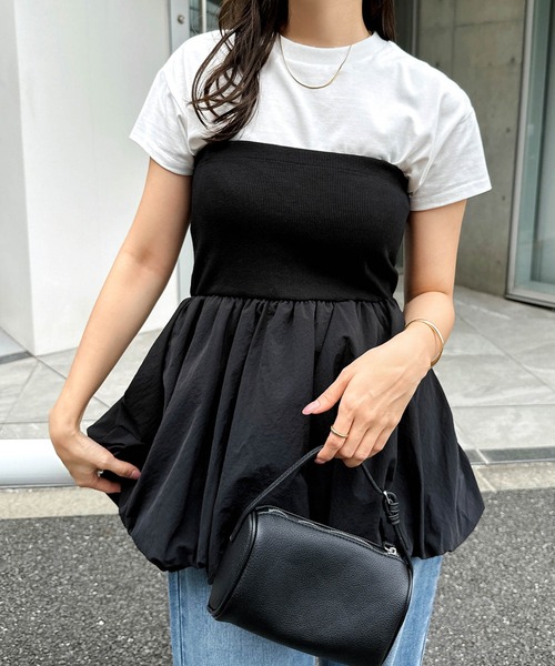 最終価格 cygne ♡ ビスチェ Annie ペプラムベアトップ t 黒 cygne ビスチェ Annie シーニュ ペプラム ベアトップ 1サイズ黒