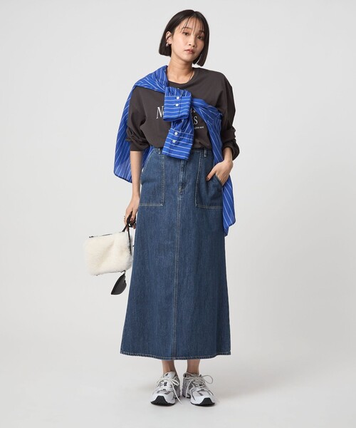 JUNNA WATANABE デニムスカート ダークブルー 2026年最新】ジュンヤワタナベ デニムスカートの人気アイテム - メルカリ