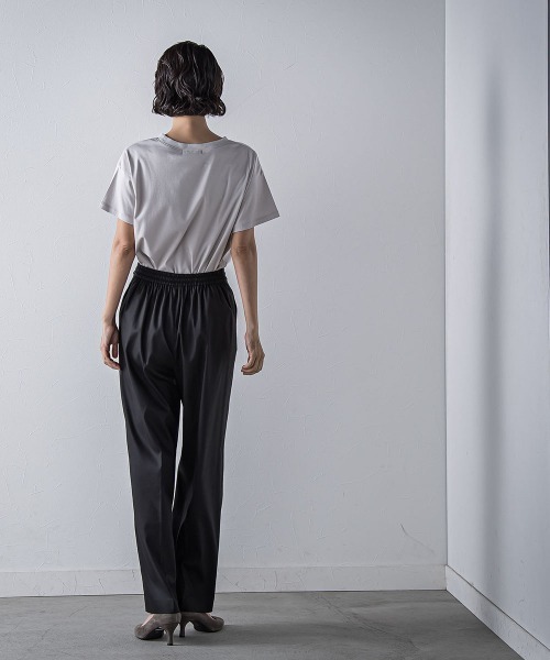 la.f（ラ・エフ） パンツ 「WEB限定」デニム見えシャンブレーワイド