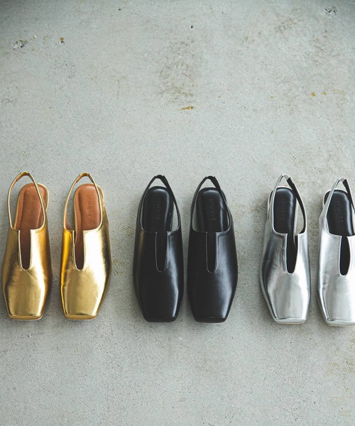 「bohmal」 フラットサンダル 23.5cm ブラック レディース_画像3