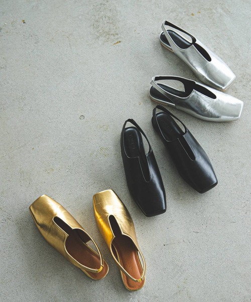 「bohmal」 フラットサンダル 23.5cm ブラック レディース_画像5