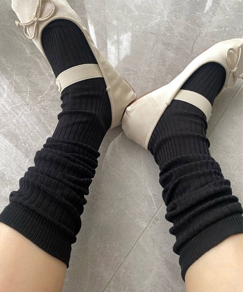 Port（ポート） 靴下 「 」 2WAY リブ カラー ハイソックス