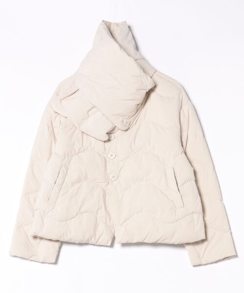 aimoha（アイモハ） ダウンコート ダウンジャケット マフラー襟付きV