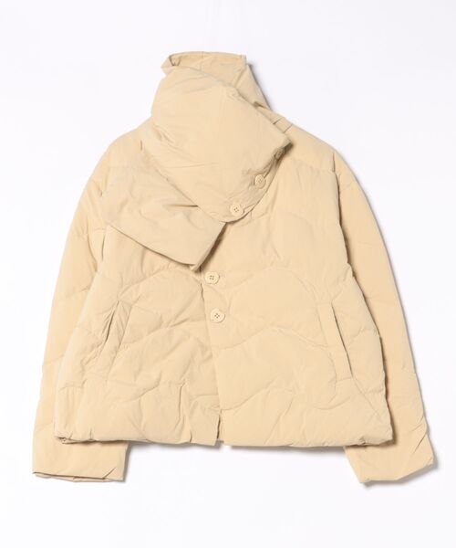 aimoha（アイモハ） ダウンコート ダウンジャケット マフラー襟付きV