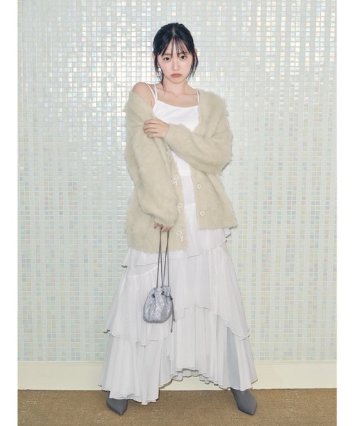 SNIDEL（スナイデル） フリルスカート 0 ピンク レディース : ZOZOTOWN