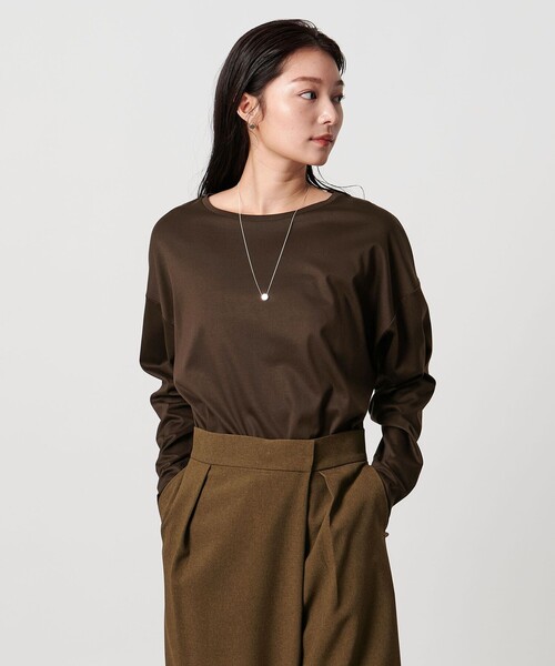 新品MARW UNITED ARROWS（マルゥ）ロングスリーブ カットソー MARW UNITED ARROWS＞ロングスリーブ カットソー 汗染み防止（Tシャツ