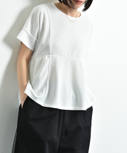 「INTERPLANET」 半袖カットソー FREE ブラック レディース_画像3