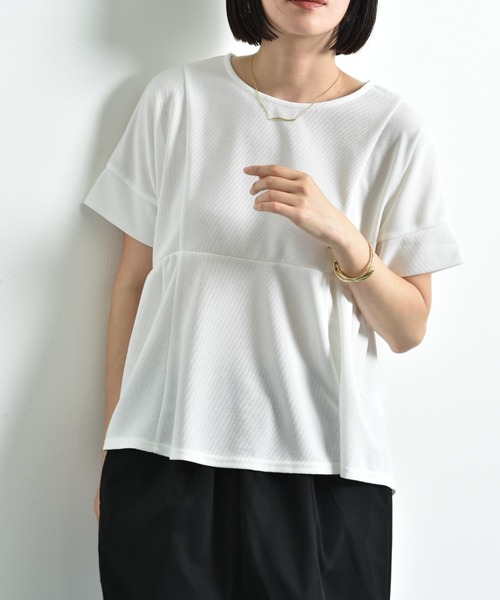 「INTERPLANET」 半袖カットソー FREE ブラック レディース_画像8