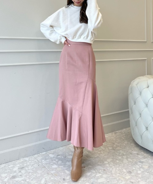 「EIMY ISTOIRE」 スカート M ベージュ レディース_画像2