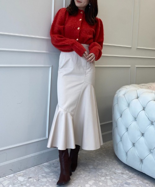 「EIMY ISTOIRE」 スカート M ベージュ レディース_画像9