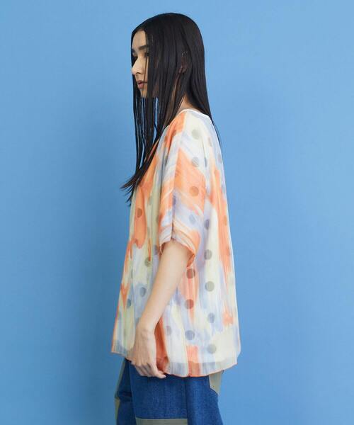 「FRAPBOIS」 半袖カットソー 1 パープル レディース_画像2