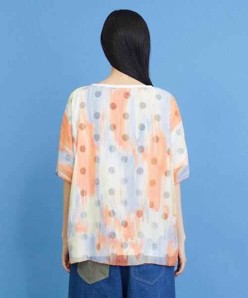 「FRAPBOIS」 半袖カットソー 1 パープル レディース_画像3