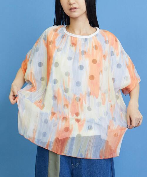 「FRAPBOIS」 半袖カットソー 1 パープル レディース_画像4