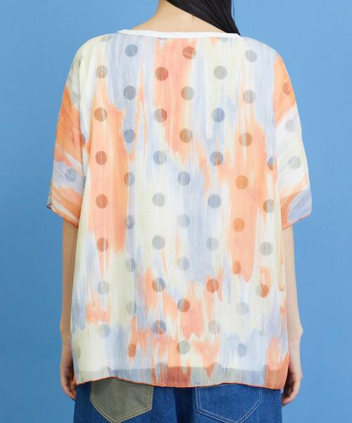 「FRAPBOIS」 半袖カットソー 1 パープル レディース_画像5