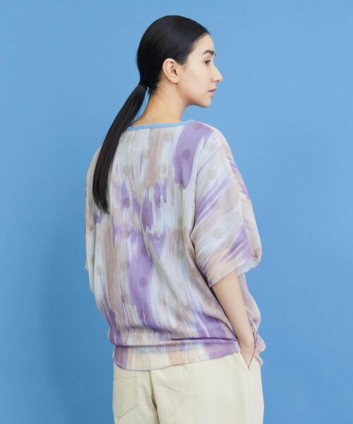 「FRAPBOIS」 半袖カットソー 1 パープル レディース_画像7