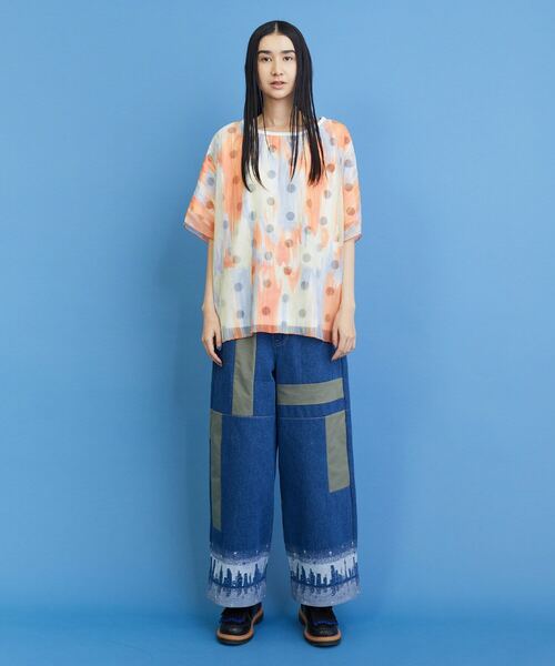 「FRAPBOIS」 半袖カットソー 1 パープル レディース_画像8