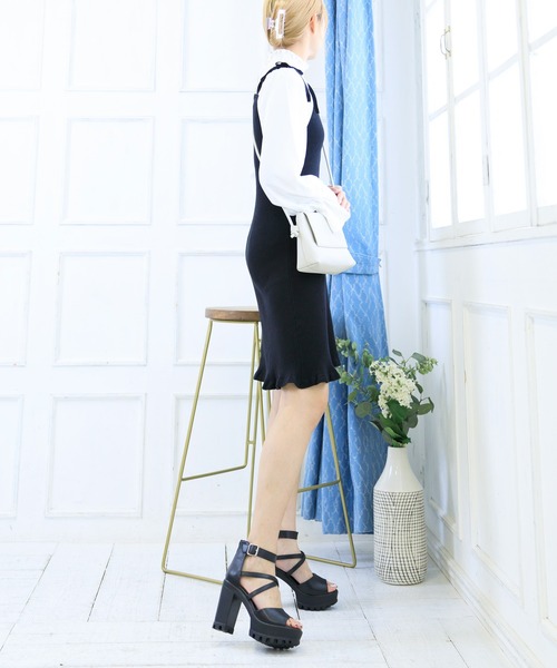 「attagirl」 ヒールサンダル L ブラック レディース_画像9
