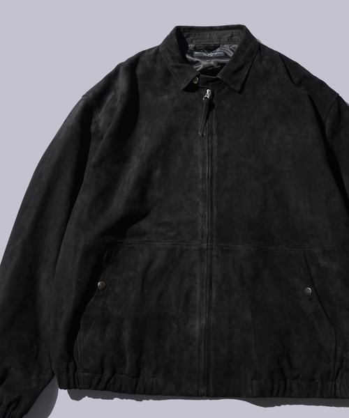 ブルゾン アウター SUNNY SPORTS GOLF / サニースポーツゴルフ LEATHER SWING TOP レザー スイングトップ メンズの画像