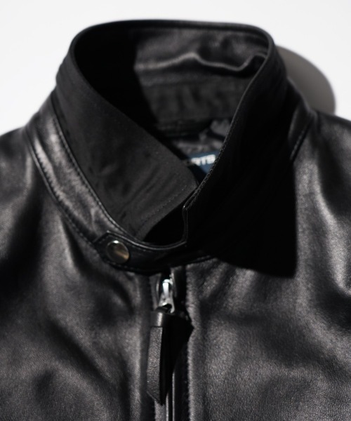 ブルゾン アウター SUNNY SPORTS GOLF / サニースポーツゴルフ LEATHER SWING TOP レザー スイングトップ メンズの画像