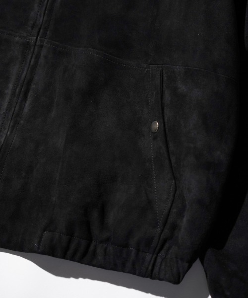 ブルゾン アウター SUNNY SPORTS GOLF / サニースポーツゴルフ LEATHER SWING TOP レザー スイングトップ メンズの画像