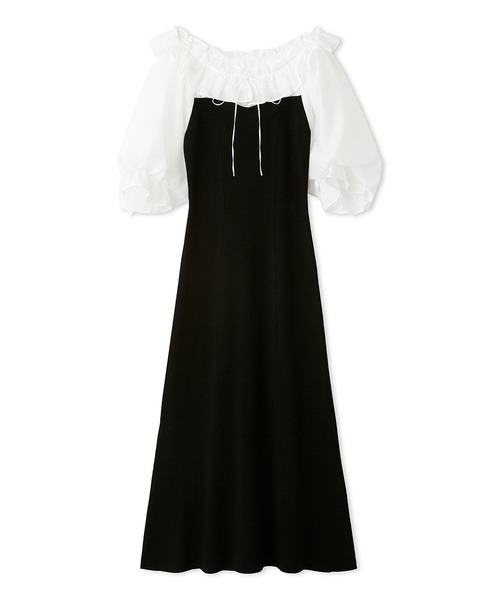 「SNIDEL」 ニットワンピース FREE モカ レディース_画像4