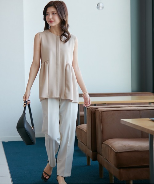 「visage」 ベスト FREE ベージュ レディース_画像8