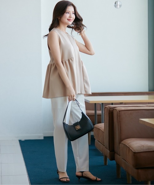 「visage」 ベスト FREE ベージュ レディース_画像9