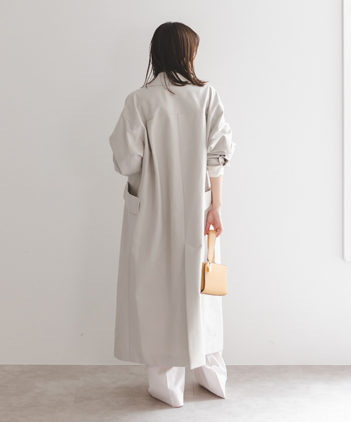 【未使用】NOBLE リバービーバーステンカラーコート 36 ベージュ リバービーバーステンカラーコート | ノーブル(Noble) | マルイウェブ